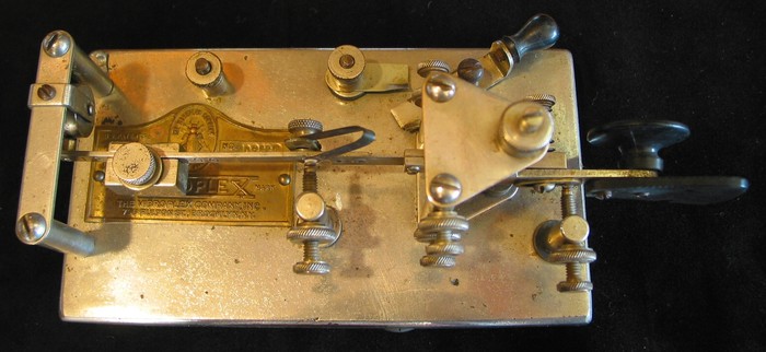 1929 Vibroplex Nr. 6 Nickel finish